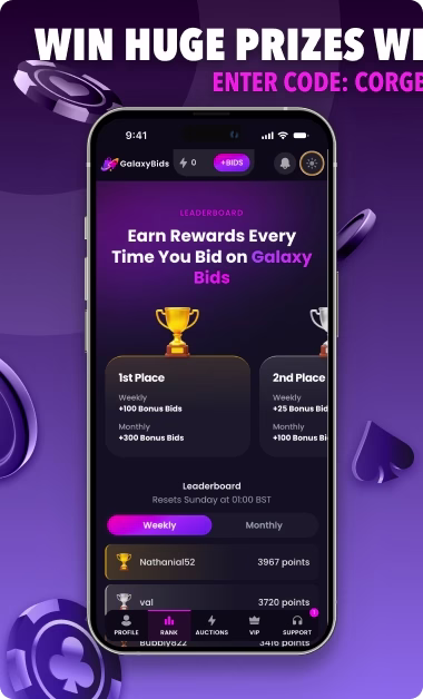galaxybids bonus