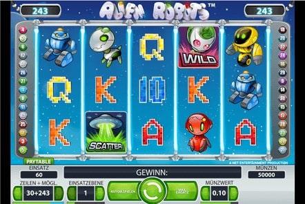 Alien robot slots (DE)