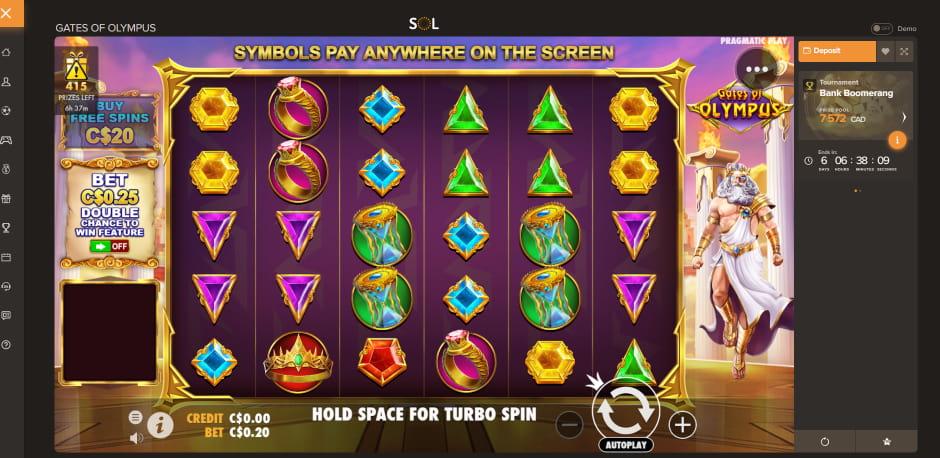 Sol casino games