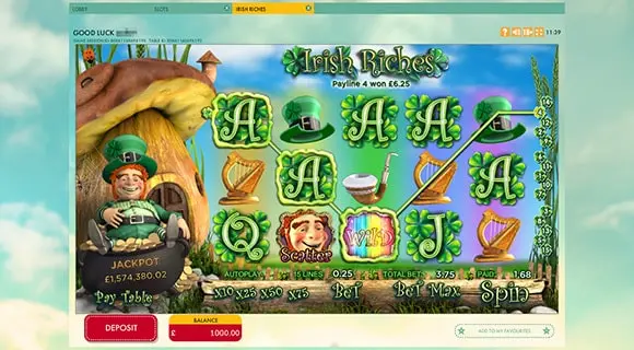 Screenshot of Irish Slot Thumbnail