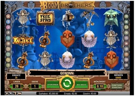 Boom brother slots (DE)