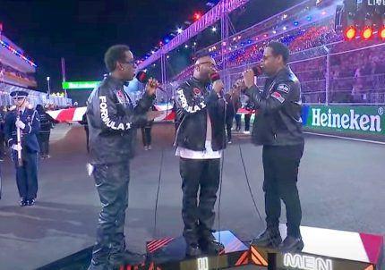 VIDEO: Boyz II Men Ripped for Awful National Anthem at Las Vegas Grand Prix