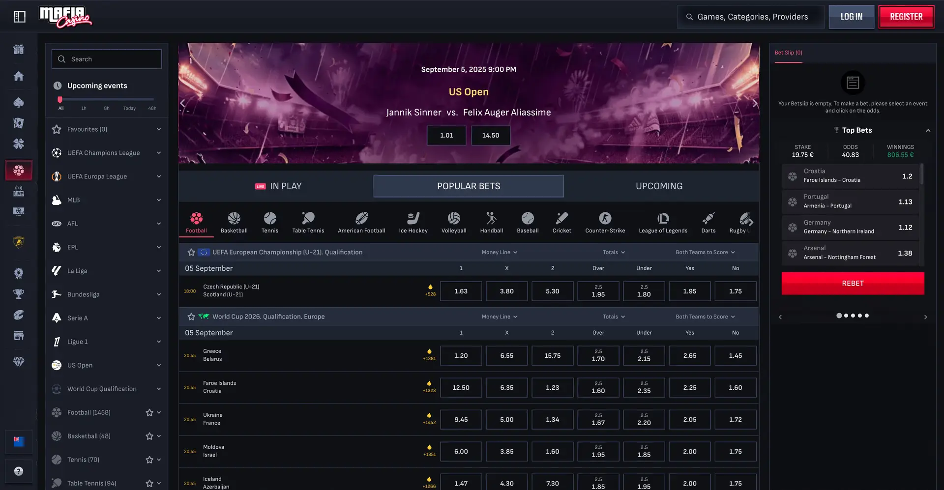 Mafia Casino screenshot 3