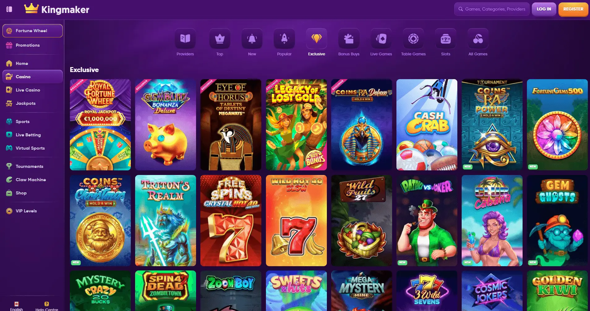 Kingmaker exclusive games