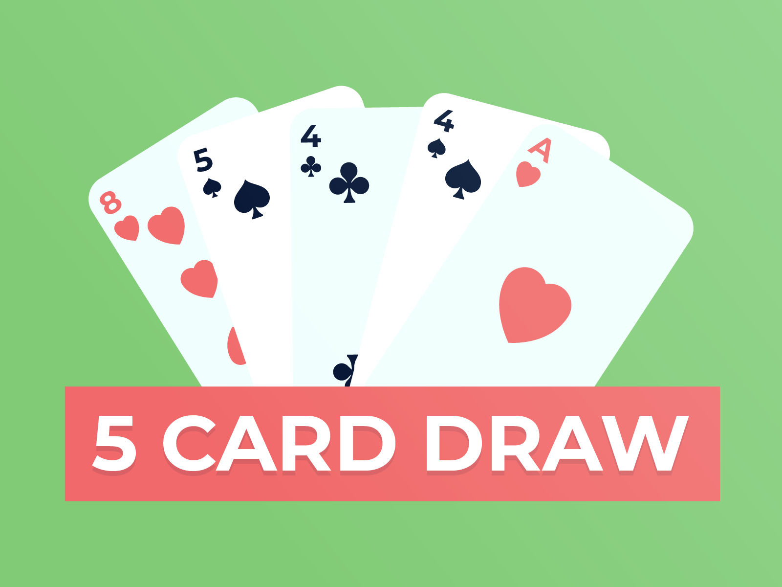 poker 5 card draw rules