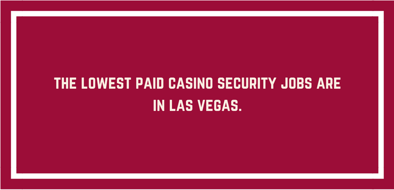 casino security job near me