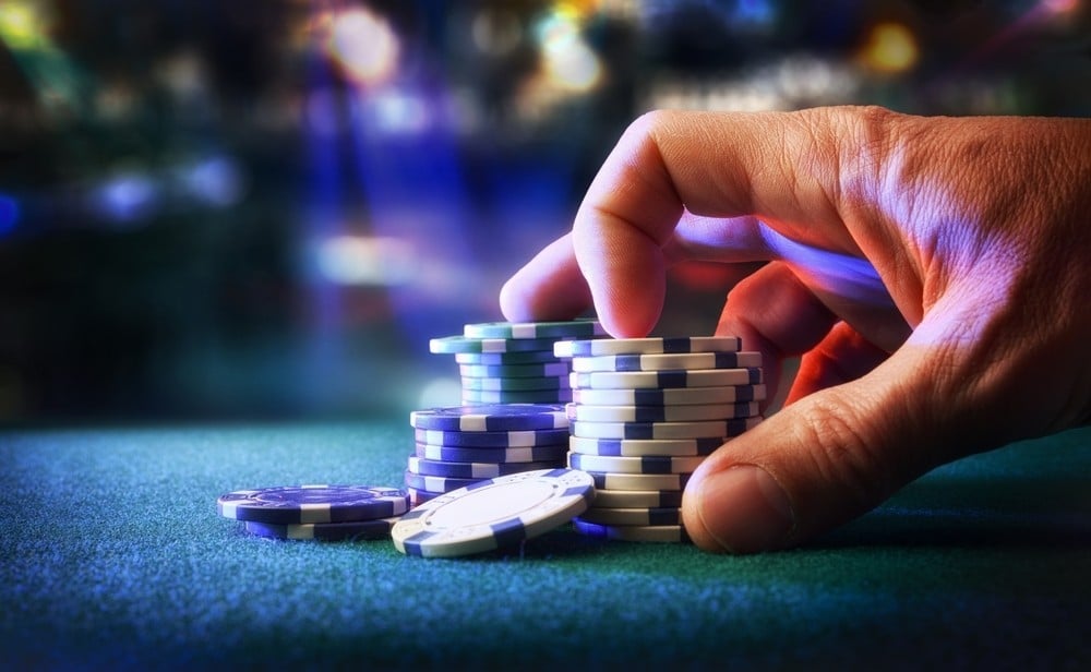 poker chips being bet for What Is A Lay Bet In Craps article