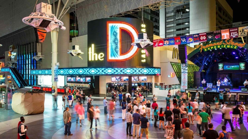 Una foto del interior del D Hotel Casino