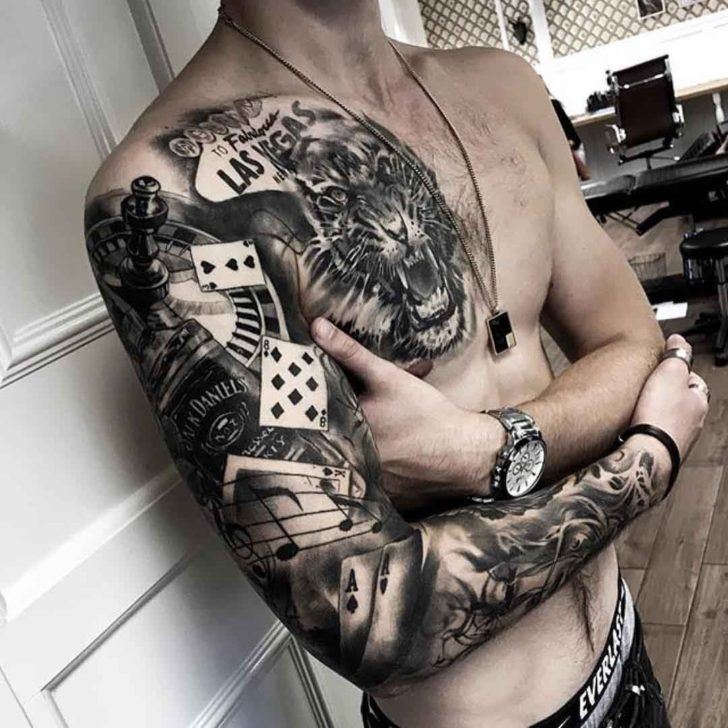 Sick black and grey piece by Nashy Gunz  Dice tattoo Gambling tattoo  Tattoos