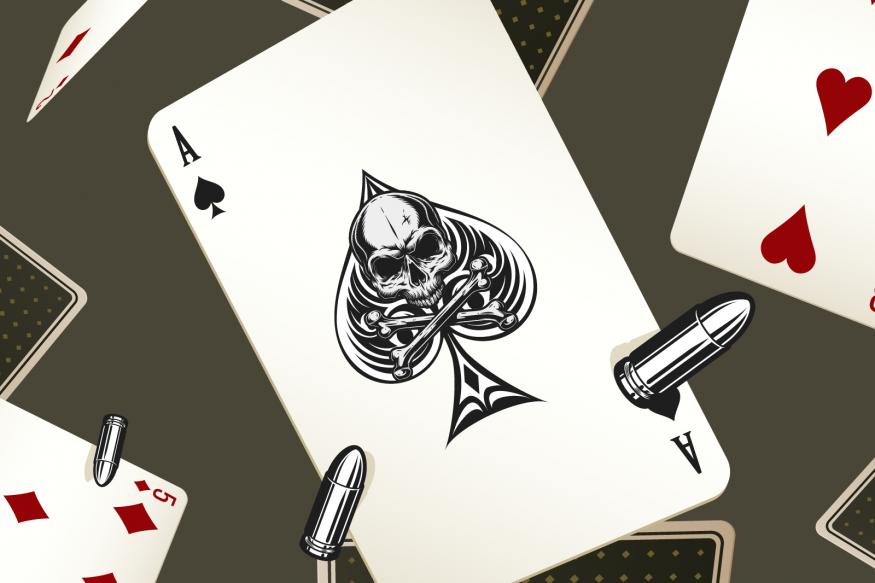 4 ace card drawing