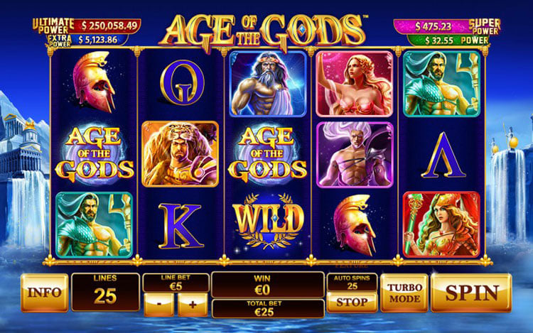 Age of the Gods slot screenshot