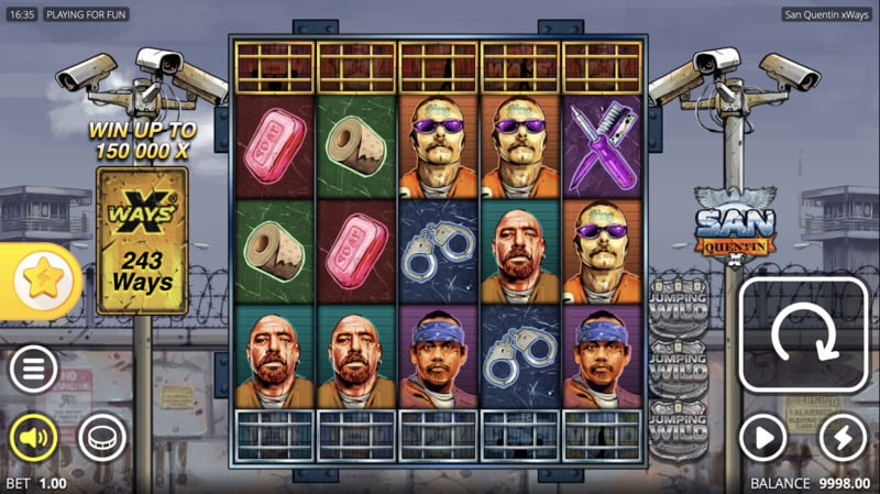 San Quentin xWays slot screenshot