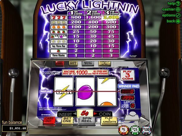 Slot Info Screenshot Lucky Lightnin