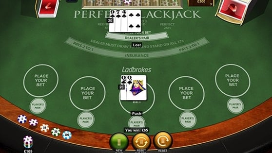 Perfect blackjack