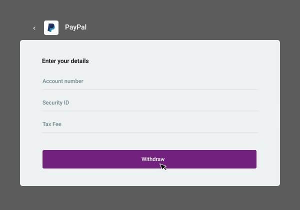 Withdrawal Paypal Step 3