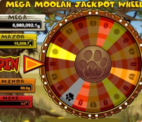 Mega Moolah Jackpot Wheel