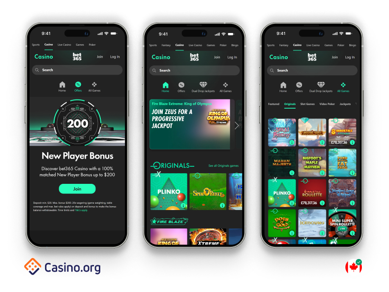 bet365 casino preview