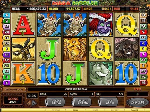 Slot Info Screenshot Mega Moolah