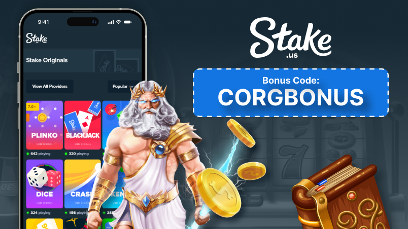 Stake.us promo code CORGBONUS