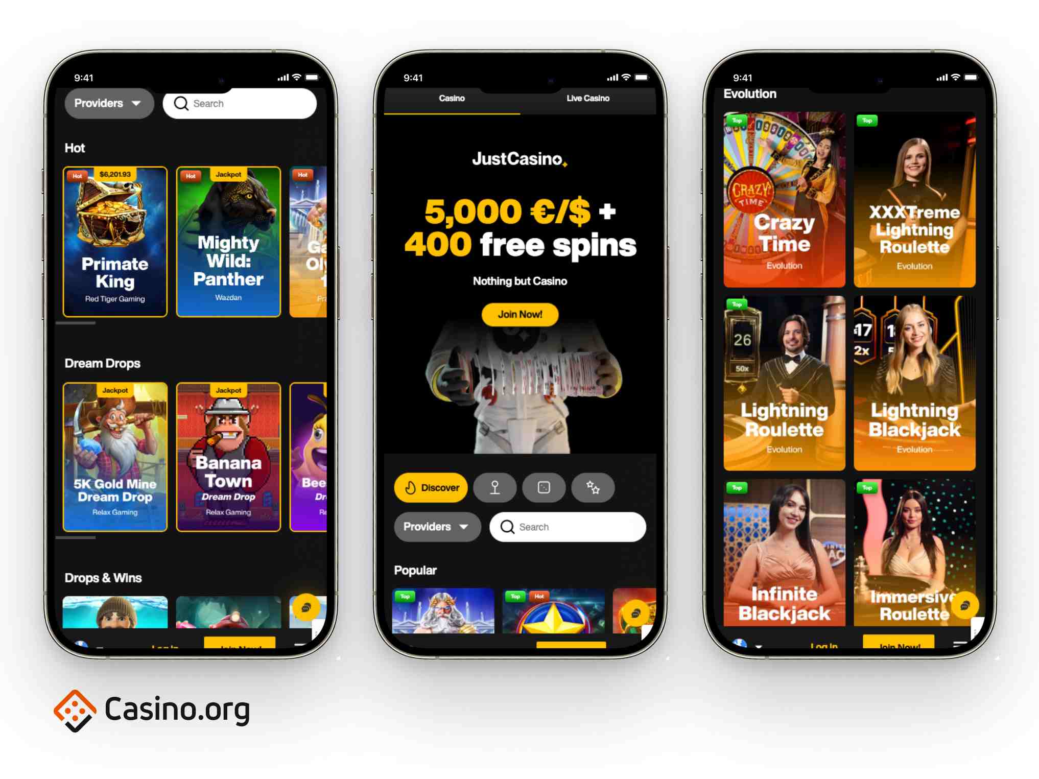 JustCasino New Zealand Mobile Screenshots.jpg.jpg