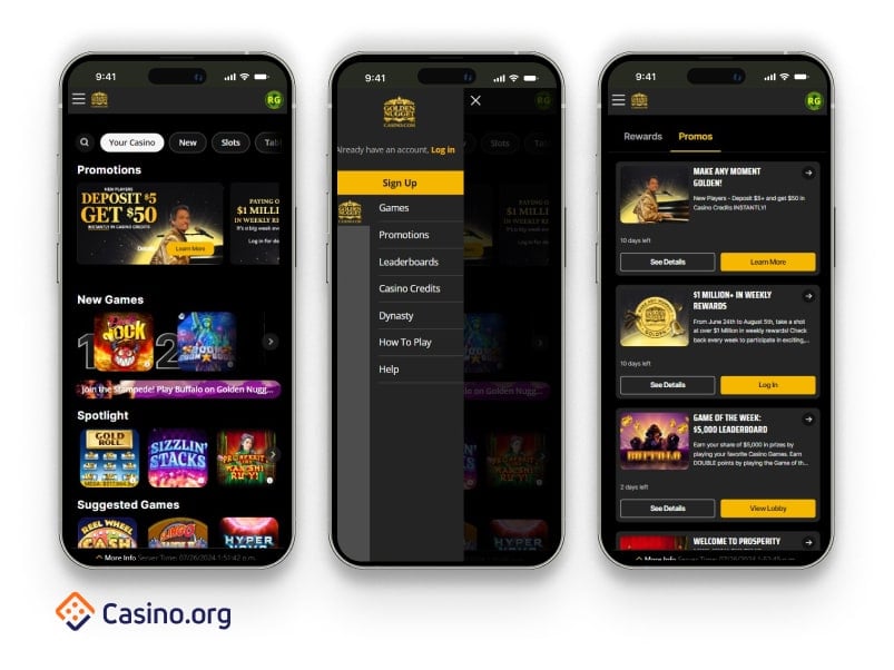 Golden Nugget Michigan casino app