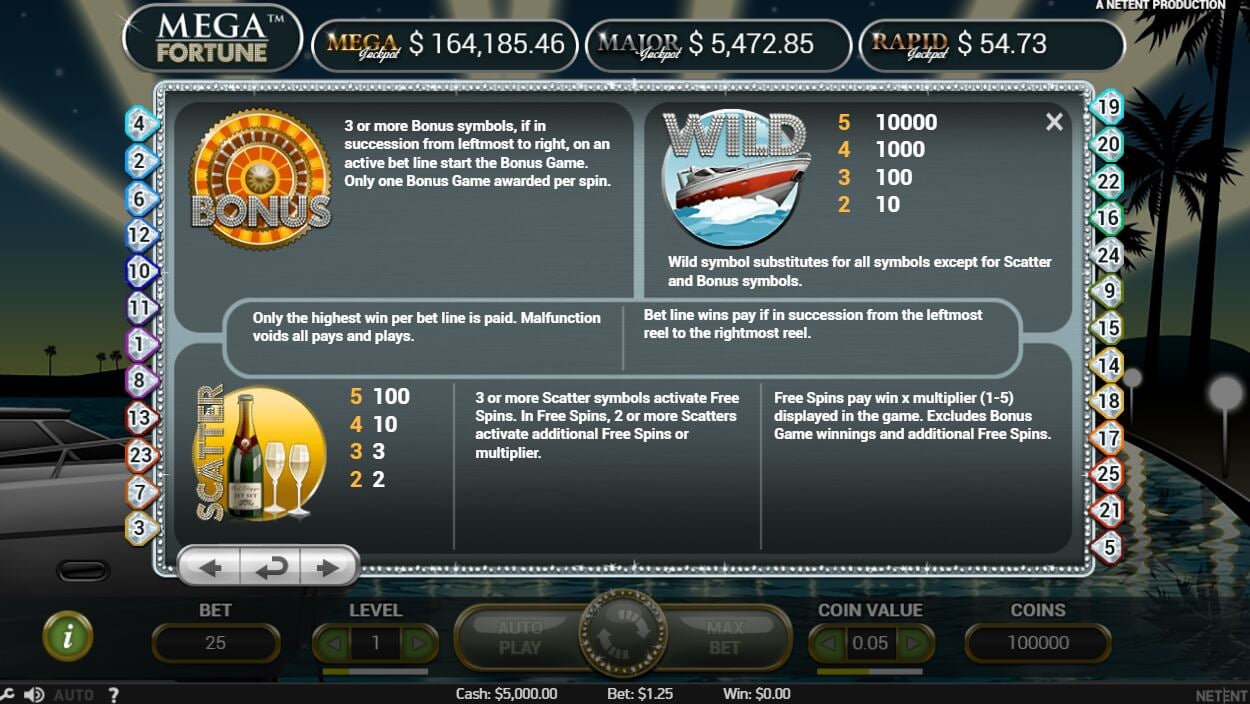 Mega Fortune screenshot 2