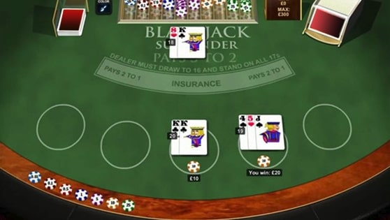 Blackjack Surrender