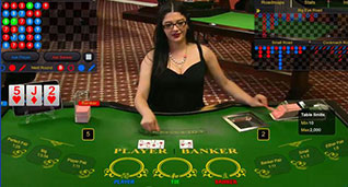 Live Dealer Baccarat Game