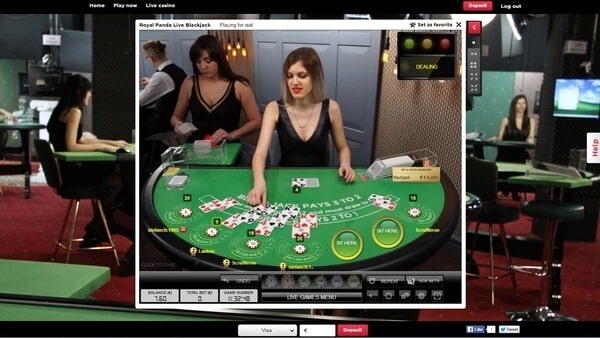 Royal live dealer blackjack Play at Royal Panda Casino