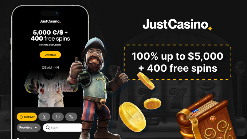 justcasino casino bonus