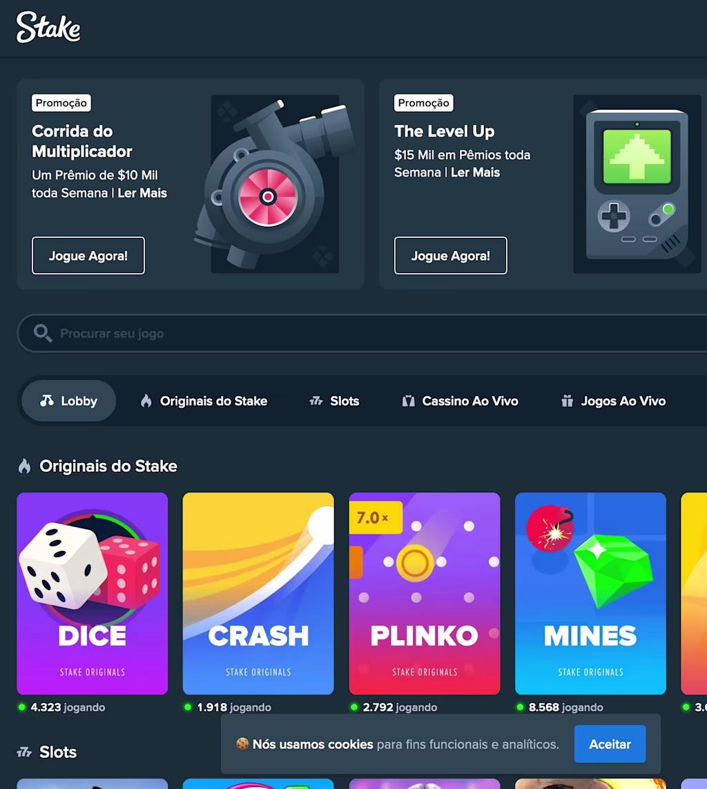 Lobby Stake Casino BR