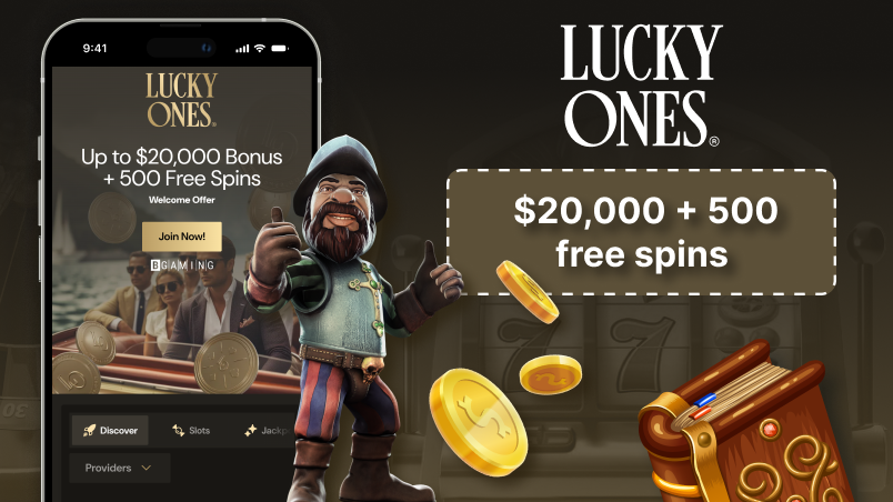 luckyones casino bonus