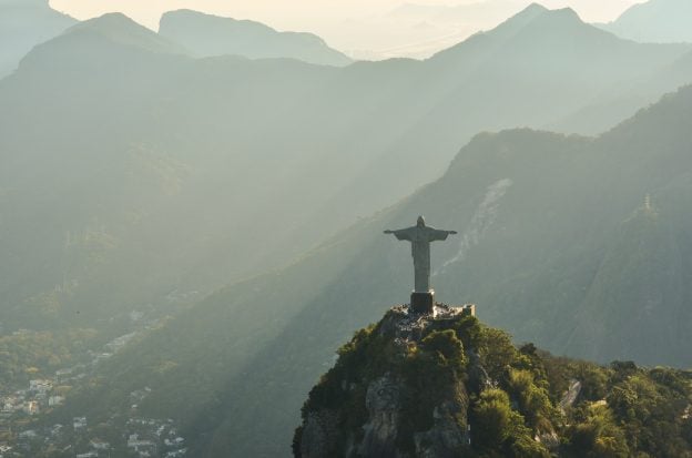 Cristo Redentor, Berge