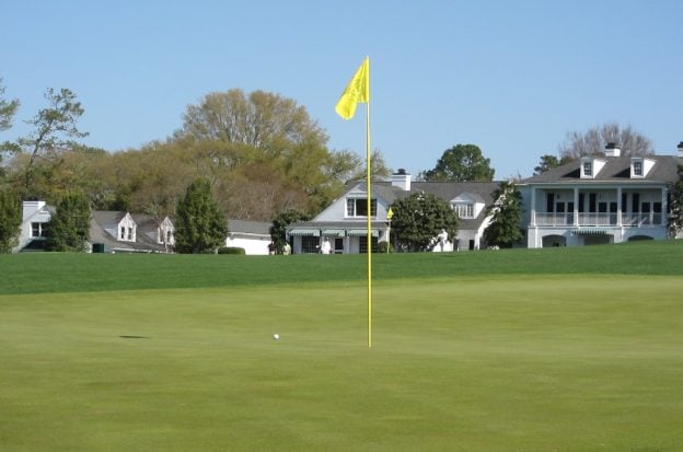 Golfplatz Fahne