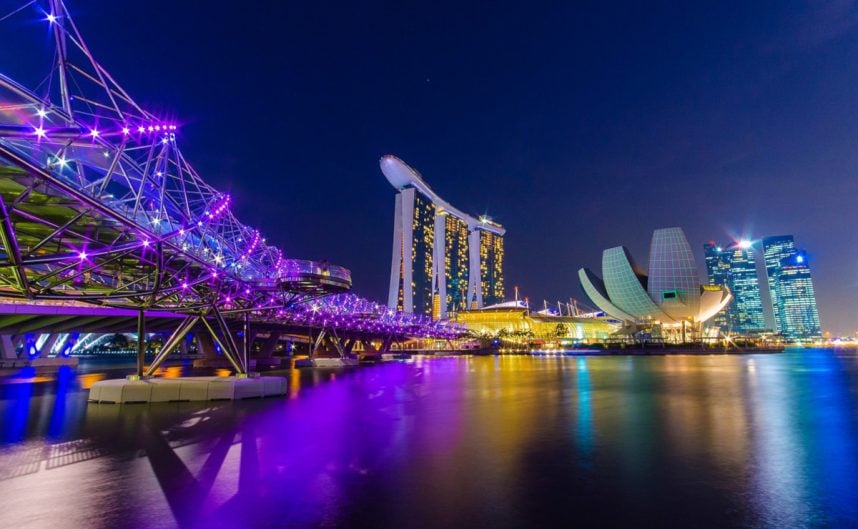 Singapur bei Nacht