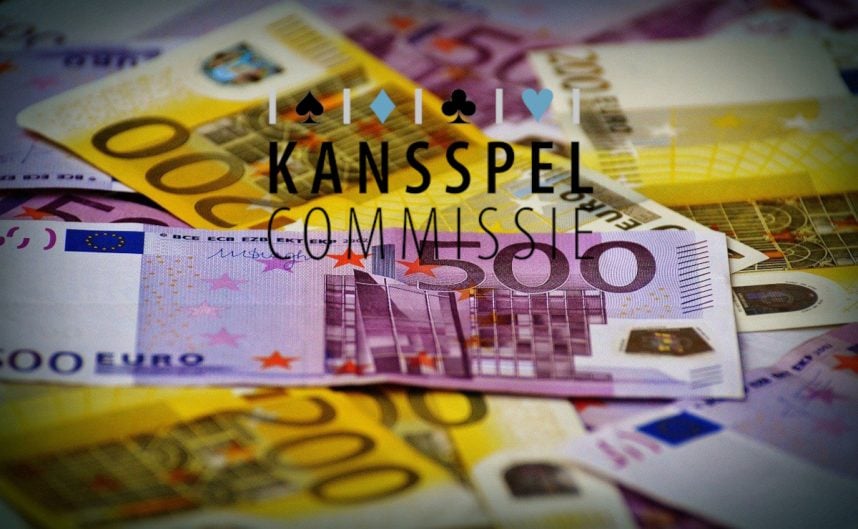 Geldscheine, Kansspelcommissie-Logo