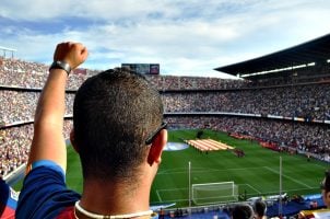 Spanien, Fußball, Stadion, Fußballfan