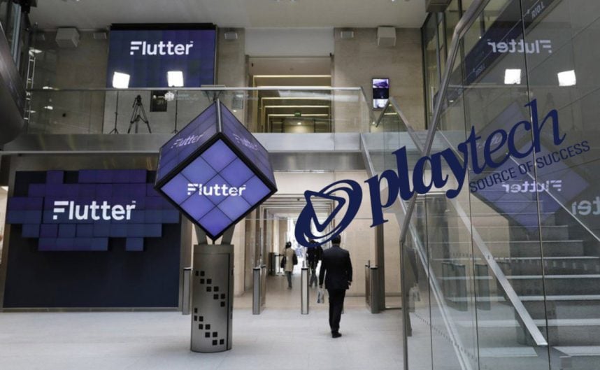 Flutter-Büro, Playtech-Logo