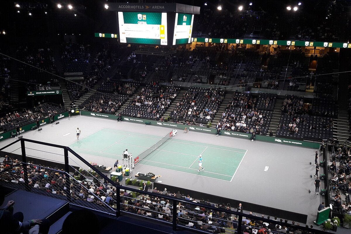 ATP Tennis Rolex Paris Masters 2024 mit Zverev und Struff