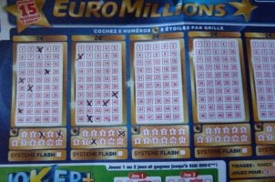 Euromillions-Lottoschein