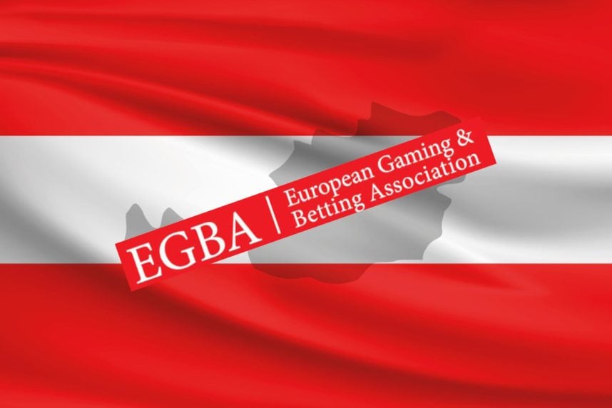 Fahne Österreich, EGBA-Logo