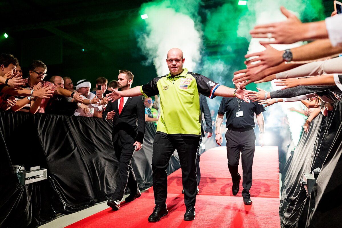 PDC DartsWM Finale 2025 Littler gegen van Gerwen