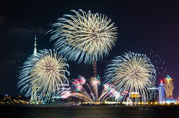 Feuerwerk über Macau