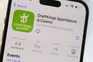 DraftKings-App auf Handy