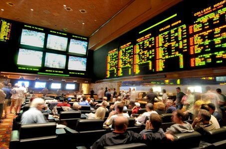 Nevada casino revenue Las Vegas sportsbooks