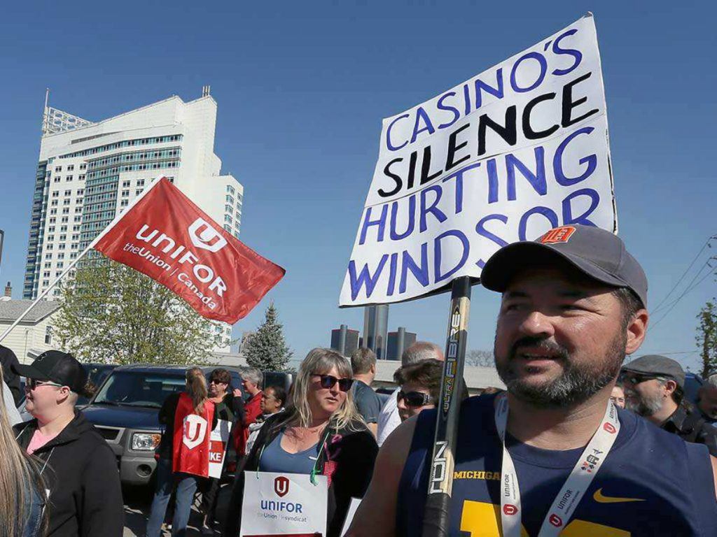 are detroit casinos on strike
