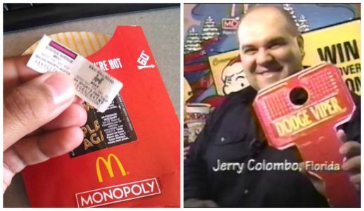 rigged mcdonald’s monopoly game