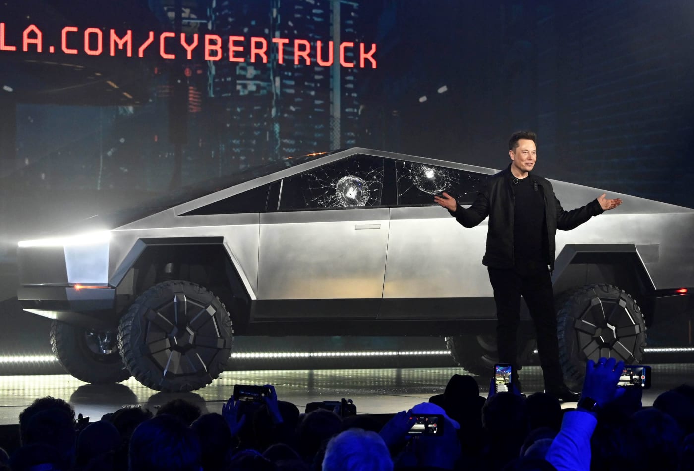 Tesla Cybertruck Vs Detroits Traditional Trucks Were In