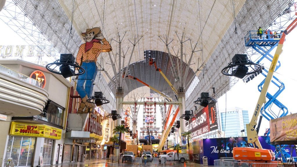 Fremont Street Experience to Unveil Renovated 32M Viva Vision Canopy