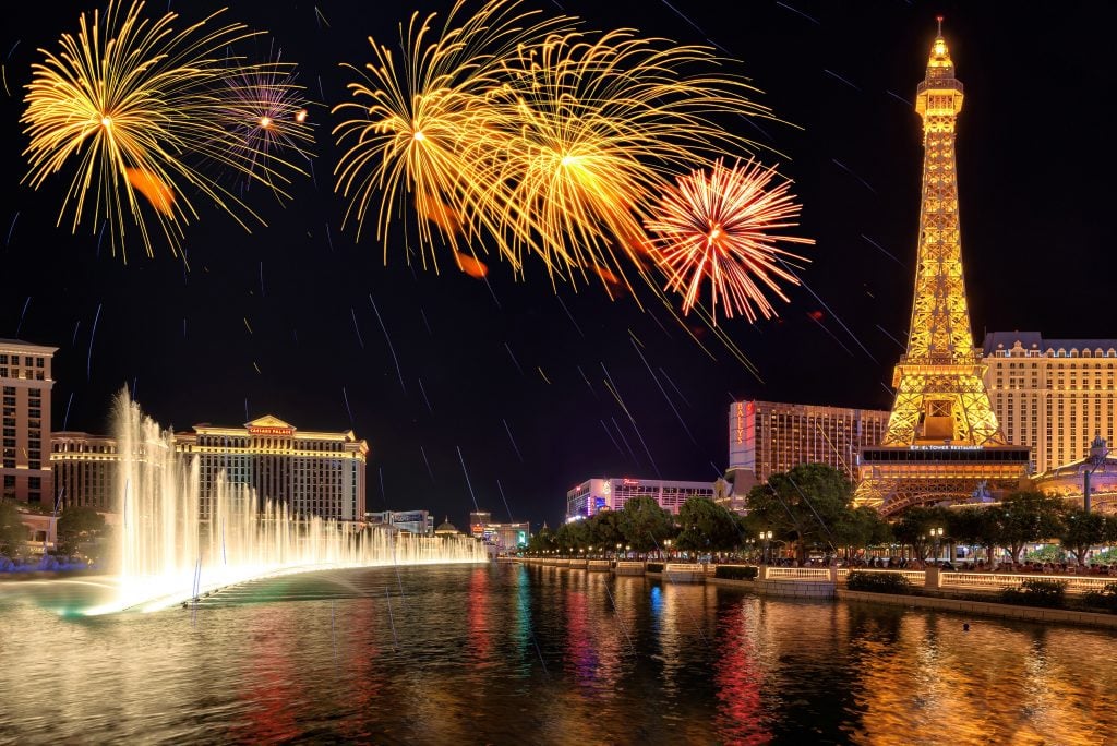 Las Vegas Strip Casinos Plan July 4 Fireworks Shows, Declaring ‘Vegas